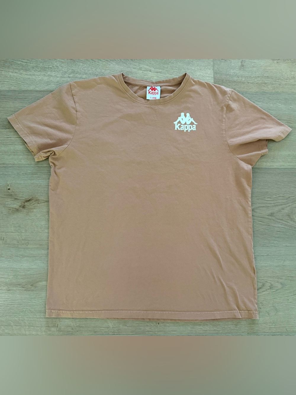 Kappa Omini Big Back Logo Graphic T-Shirt XL Coral Pink